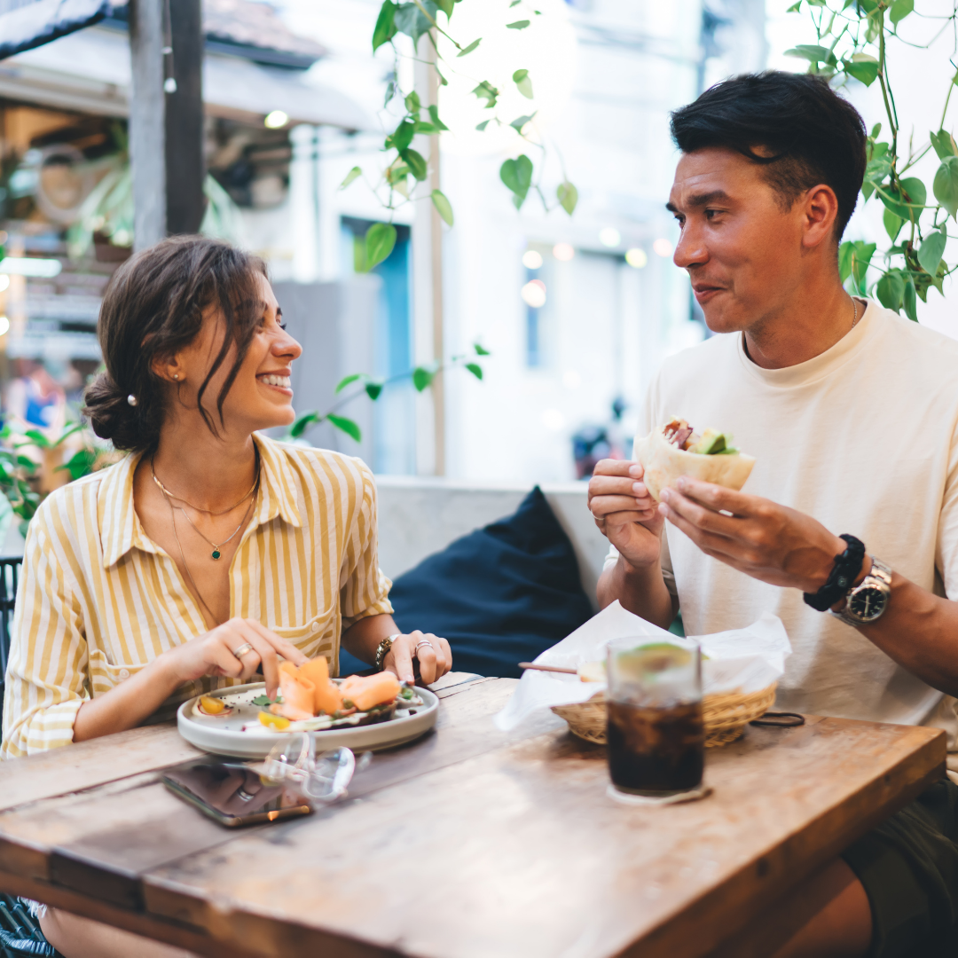 Eating out at restaurants and cafes