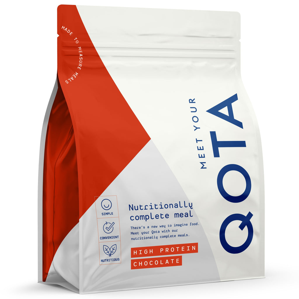QOTA High Protein Chocolate meal replacement pouch